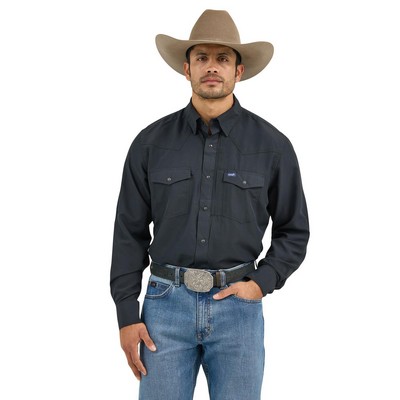 Wrangler® Men's Performance Snap Long Sleeve Shirt