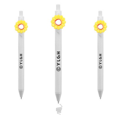 Click Activated Pen With Flat Corn Piece
