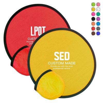 Folding Flyer Disc Fan With Pouch