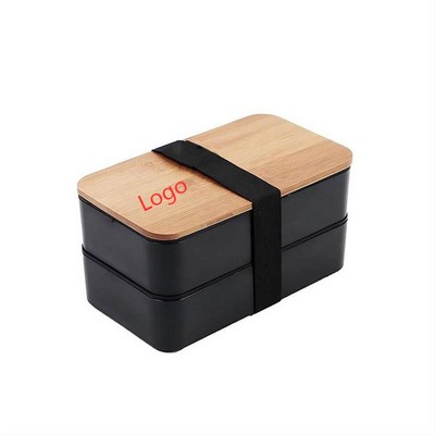 Double-Layer Large-Capacity Lunch Box W/ Tableware