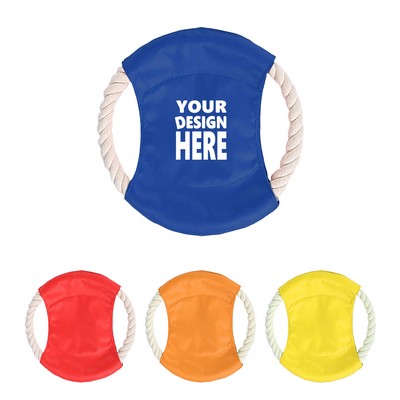 Dog Toys Flying Disc Rope