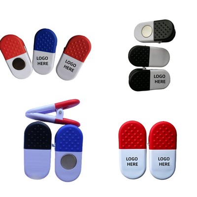 Pill-Shaped Magnetic Clip