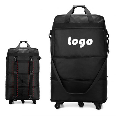 Swivel Wheel Folding Suitcase