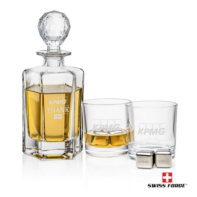 Govenor Decanter Set & Ice Cubes