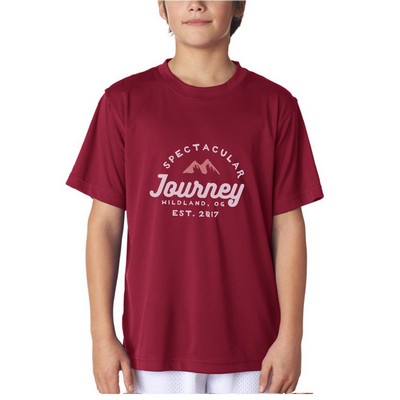 UltraClub Youth Cool & Dry Training Tee 4 oz