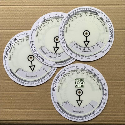 6'' Dia Body Mass Index Wheel Calculator 