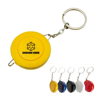 Portable Tape Measure Keychain