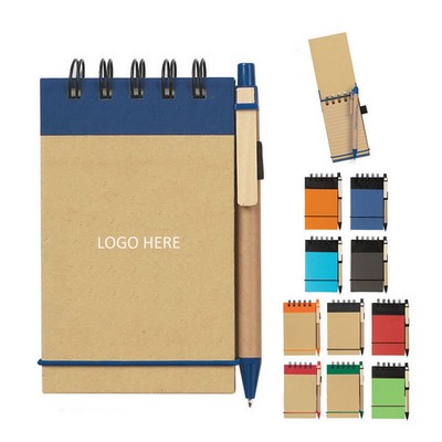 Mini Notebook With Pen