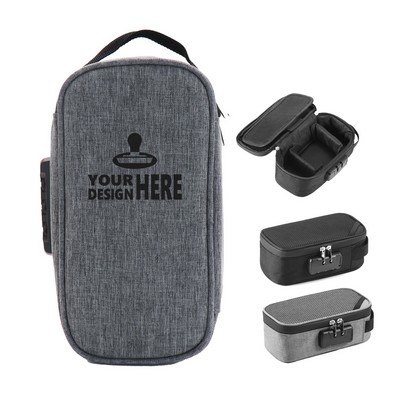 Lockable Smell Proof Odorless Bag Storage w/Removable Inserts