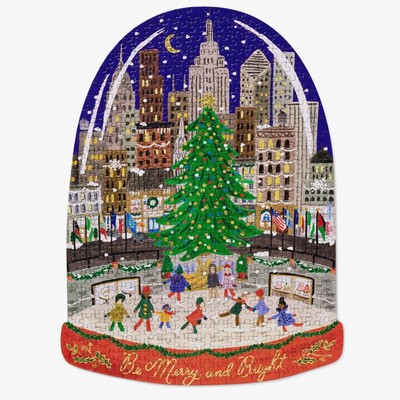 Custom Shaped 285 Piece Paper Jigsaw Puzzle 16 x 10"