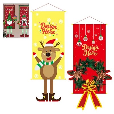 Personalized Christmas Banner Holiday Decor(Ocean)