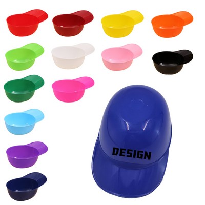 Baseball-Cap-Shaped Plastic Ice Cream Bowl