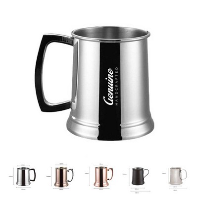 14oz Double Wall Stainless Steel Beer Mug