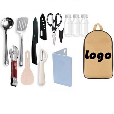 Compact Outdoor Kitchenware Organizer Pouch