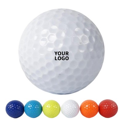 Synthetic Rubber Golf Practice Ball With Dimple Design