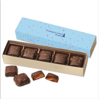 Chocolate Sea Salt Caramels Flight with Confetti Wrap
