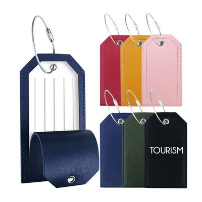 PU Leather Luggage Tags