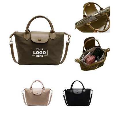 Versatile Tote with Dual Handles and Adjustable Strap