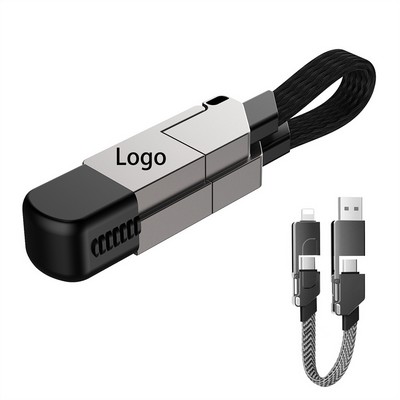 Zinc Alloy 6-in-1 Fast Charging Data Cable