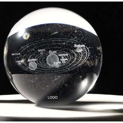 3D Engraved Crystal Cube Heart Cloud Astronaut Desktop Valentine's Day Gift Decor