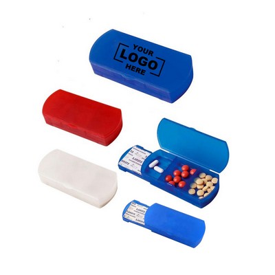 Plastic Pill Organizer & Bandage Dispenser