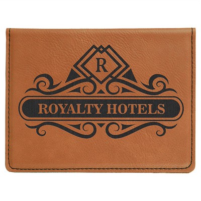 Rawhide Laserable Leatherette Passport Holder, 4-1/4" x 5-1/2"