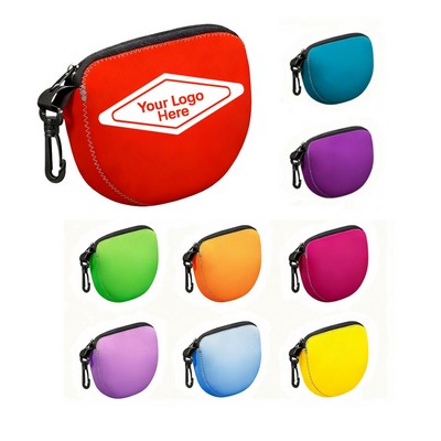 U-Shaped Neoprene Coin Purse