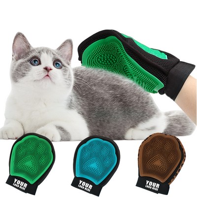 Dual-Sided Pet Grooming Glove