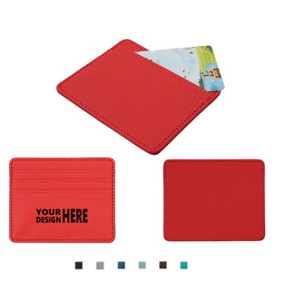 Full Color PU Leather Credit Card Wallet