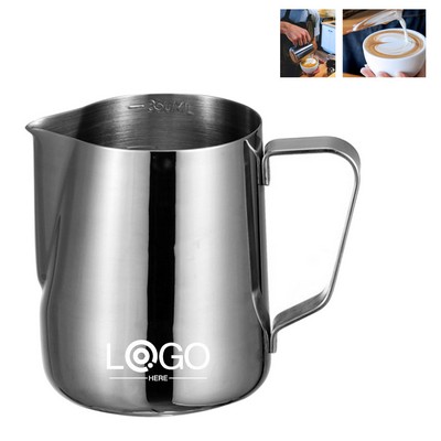 12 oz Stainless Steel Milk Frother Cup