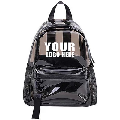 Transparent PVC Jelly Backpack Waterproof with Thickened Material