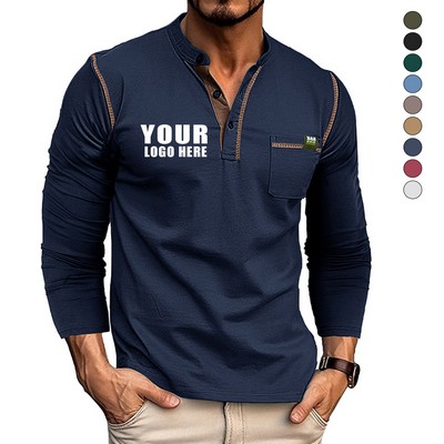 Men's Long-Sleeved Pullover