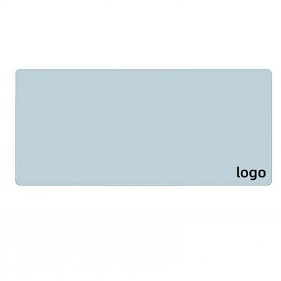 Extra Large Leather Finish Cork Desk Pad with Custom Logo for Office and Branding