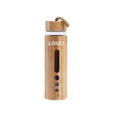 Bamboo Glass Water Bottle