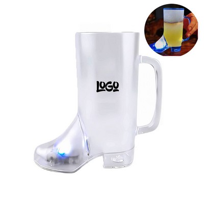 15Oz Plastic Light-Up Cowboy Boot Mug