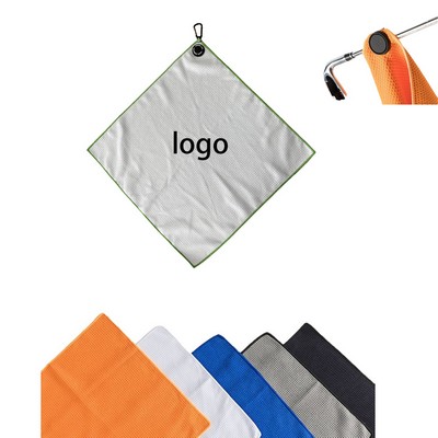 Microfiber Magnetic Golf Towel Custom Logo