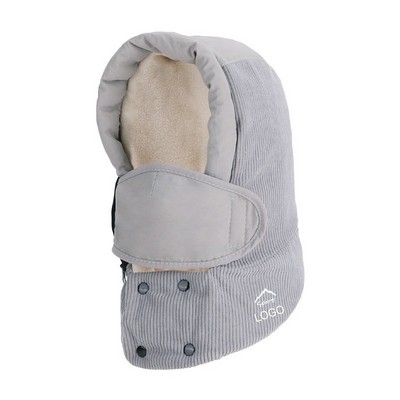 Kids' Winter Trapper Hat with Integrated Scarf & Face Mask Fleece Lined Neck Protection Balaclava