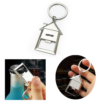 Metal House-shaped Bottle Opener
