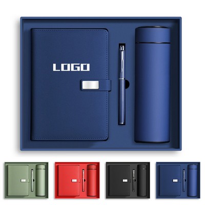 Trio Corporate Notebook Ensemble with Pen & Flask