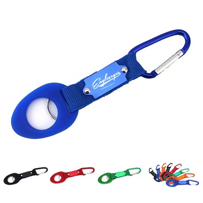Rubber Bottle Hook Keychain