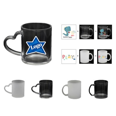 11oz Frosted Glass Mug