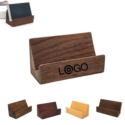 Wood Name Card Holder