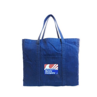 TB1881 "Denim Diva" Denim Full Gusset Tote Bag