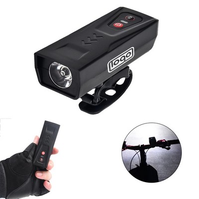 New Horn Headlight Super Bright Bicycle Front Light