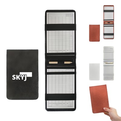 Leather Golf Scorebook