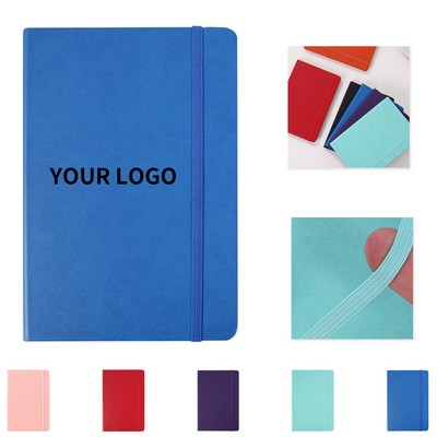 Hard Cover Strap Holder Notebook