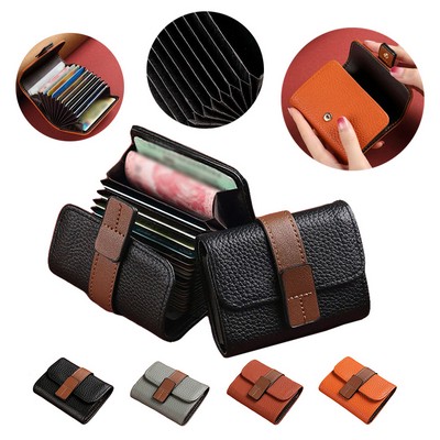 Multi-Functional PU Leather Card Wallet