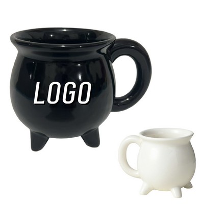 Witches Brew Cauldron Stoneware Mug