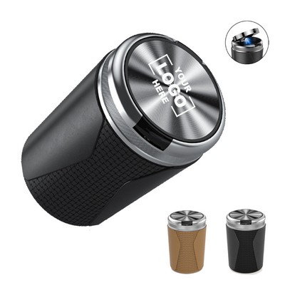 Car Stainless Steel Ashtray with LED Light