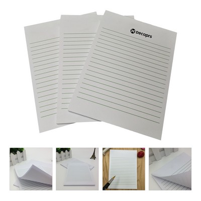 6"x4" Mini Memo Note Pad 25 Sheets CMYK Printed